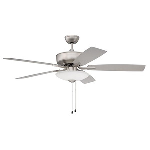 Hastings - 5 Blade Ceiling Fan with Light Kit-16.93 Inches Tall and 52 Inches Wide