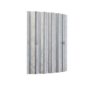 Chimes - Recessed Corrugated Chime - 6.75 inches wide by 7.75 inches high - 990968