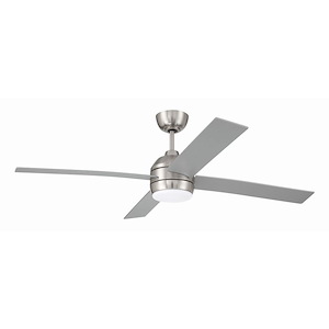 Kelsey - 4 Blade Ceiling Fan with Light Kit-15.12 Inch Tall and 52 Inch Wide - 1421379