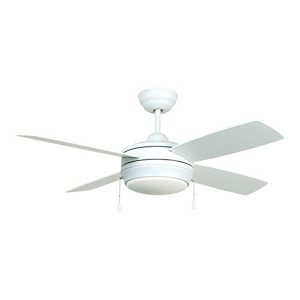 Laval - Ceiling Fan with Light Kit in Contemporary Style - 44 inches wide by 15.34 inches high