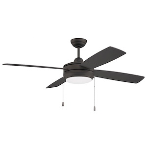 Laval - Ceiling Fan with Light Kit in Contemporary Style - 52 inches wide by 15.34 inches high
