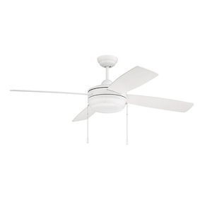 Laval - Ceiling Fan with Light Kit in Contemporary Style - 52 inches wide by 15.34 inches high - 1215831