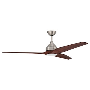 Limerick - 3 Blade Ceiling Fan with Light Kit-14.34 Inches Tall and 60 Inches Wide