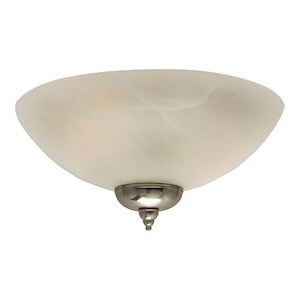 Budget Alabaster Light Kit in Transitional Style - 10.75 inches wide by 7.75 inches high