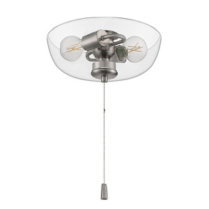 Accessory - 14W 2 LED Ceiling Fan Light Kit In Contemporary Style-4.29 Inches Tall and 10.78 Inche Wide