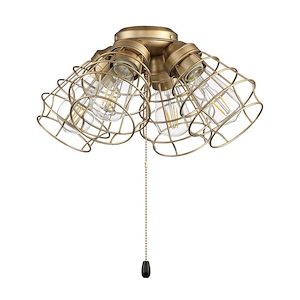 Universal - 28W 4 LED Cage Light Kit in Traditional Style - 15.87 inches wide by 7.04 inches high - 920824