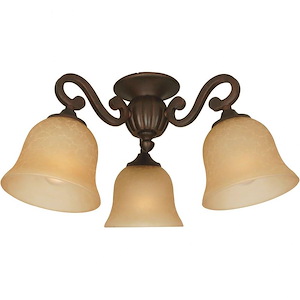 Latour Three Arm Light Kit in Traditional Style - 12.25 inches wide by 8 inches high