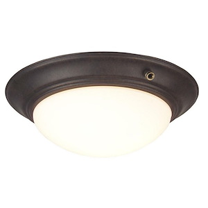 Acxcessory - 2 Light Fan Bowl Light Kit in Traditional Style - 11 inches wide by 5.5 inches high