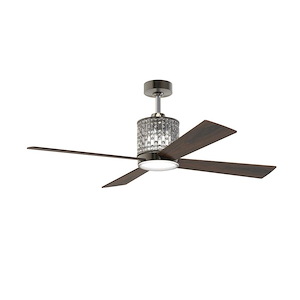 Marissa - Ceiling Fan with Light Kit in Transitional Style - 52 inches wide by 18.6 inches high