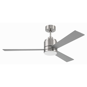 McCoy - 3 Blade Ceiling Fan with Light Kit In Contemporary Style-16.45 Inches Tall and 52 Inches Wide - 1325031