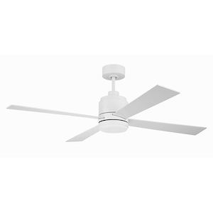 McCoy - 4 Blade Ceiling Fan with Light Kit-16.46 Inches Tall and 52 Inches Wide - 1338203