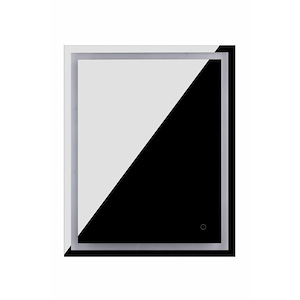 39W 1 LED Rectangular Mirror In Contemporary Style-24 Inches Tall and 30 Inches Wide