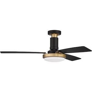 Manning - 52 Inch 3 Blade Ceiling Fan with Light Kit