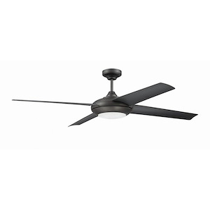 Moderne - Ceiling Fan with Light Kit in Transitional Style - 60 inches wide by 14.32 inches high - 1215859