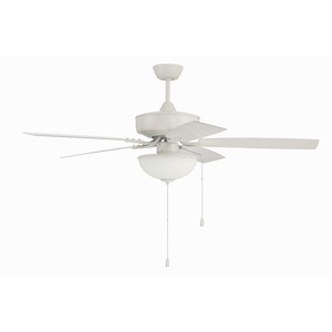 Outdoor Pro Plus - 5 Blade Ceiling Fan with Light Kit-20.72 Inches Tall and 52 Inches Wide
