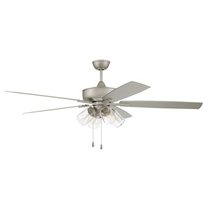 Outdoor Super Pro - 5 Blade Ceiling Fan with Light Kit In Classic Style-60 Inche Wide