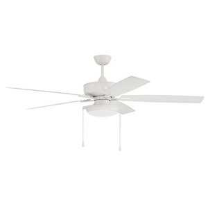 Outdoor Super Pro - 5 Blade Ceiling Fan with Light Kit In Classic Style-60 Inche Wide - 1116926
