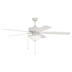 Outdoor Super Pro - 5 Blade Ceiling Fan with Light Kit In Classic Style-60 Inche Wide