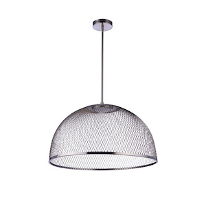 Sculptural Statement - 18W 1 LED Pendant-12.25 Inch Tall and 24.25 Inch Wide - 1338224