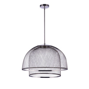 Sculptural Statement - 18W 1 LED Pendant-16 Inch Tall and 24.25 Inch Wide - 1338225