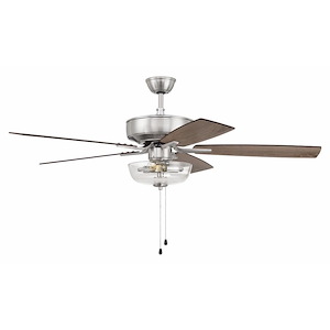 Pro Plus 101 Series - 52 Inch 5 Blade Ceiling Fan with Bowl Light Kit