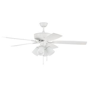 Pro Plus 114 Series - 52 Inch 5 Blade Ceiling Fan with Light Kit