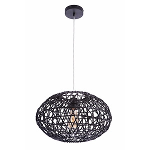 1 Light Pendant-10.24 Inches Tall and 16.54 Inches Wide