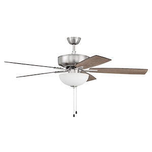 Pro Plus 211 Series - 52 Inch 5 Blade Ceiling Fan with Bowl Light Kit