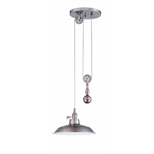 Pulley - One Light Mini Pendant - 11.75 inches wide by 6.88 inches high - 603511