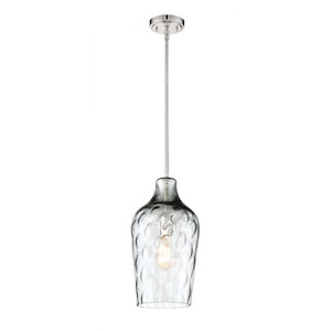 Pendant - One Light Pendant - 9 inches wide by 17 inches high