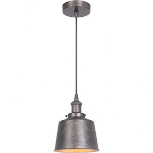 1 Light Mini Pendant-129.1 Inches Tall and 7 Inches Wide
