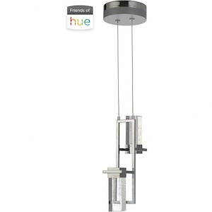 Hue - 11W 1 LED LED Mini Pendant - 7.6 inches wide by 16.13 inches high