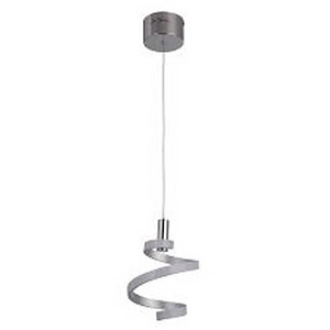 18W 1 LED Mini Pendant-120.5 Inches Tall and 7.5 Inches Wide