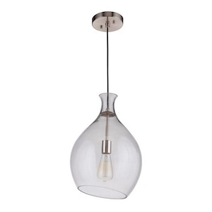 Pendant - One Light Pendant - 11.3 inches wide by 16.2 inches high - 991001