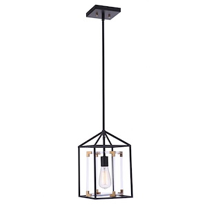 Aaron - 1 Light Pendant In Traditional Style-13.5 Inches Tall and 7.99 Inches Wide