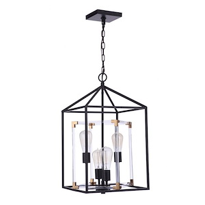 Aaron - 4 Light Pendant In Traditional Style-24.41 Inches Tall and 12.99 Inches Wide