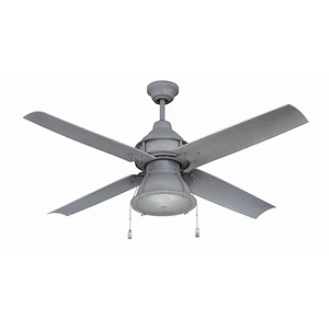 Port Arbor - Ceiling Fan with Light Kit in Outdoor Style - 52 inches wide by 19.22 inches high