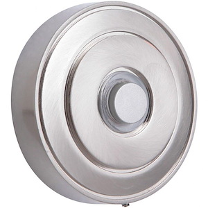 Surface Mount Lighted Push Button - 2.75 inches wide by 2.75 inches high