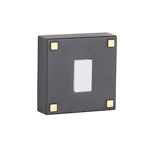 0.2W 1 LED Surface Mount Lighted Push Button-0.55 Inches Tall and 2.36 Inches Wide