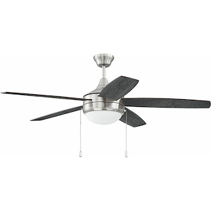 Phaze - 5 Blade Ceiling Fan with Light Kit in Modern-Contemporary Style - 52 inches wide by 16.73 inches high - 1215877