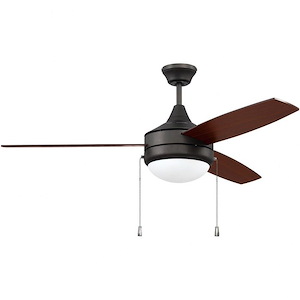 Phaze - 3 Blade Ceiling Fan with Light Kit in Modern-Contemporary Style - 52 inches wide by 16.73 inches high - 1216021