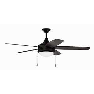 Phaze - 5 Blade Ceiling Fan with Light Kit-16.73 Inches Tall and 52 Inches Wide