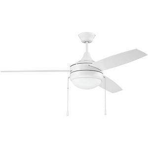 Phaze - 3 Blade Ceiling Fan with Light Kit in Modern-Contemporary Style - 52 inches wide by 16.73 inches high - 1216182