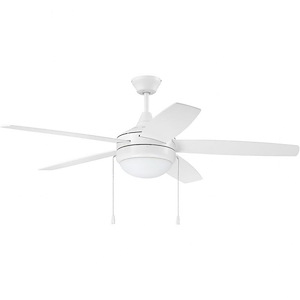 Phaze - 5 Blade Ceiling Fan with Light Kit in Modern-Contemporary Style - 52 inches wide by 16.73 inches high - 1215929