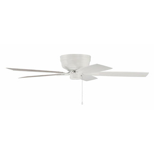 Pro Plus - 5 Blade Flush Mount Ceiling Fan-8.43 Inches Tall and 52 Inches Wide