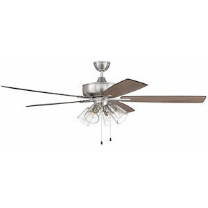 Super Pro 104 Series - 60 Inch 5 Blade Ceiling Fan with Light Kit