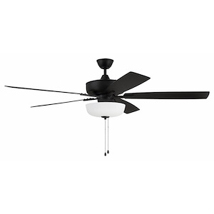 Super Pro 111 Series - 60 Inch 5 Blade Ceiling Fan with Bowl Light Kit