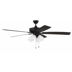 Super Pro 114 Series - 60 Inch 5 Blade Ceiling Fan with Light Kit