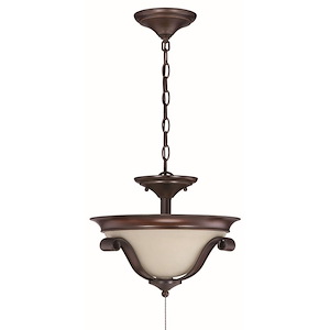 Seville - Two Light Ceiling Fan Kit in Transitional Style - 14 inches wide by 14 inches high