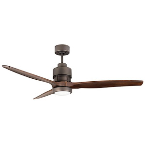 Sonnet - Ceiling Fan with Blades and Light Kit - 60 inches wide by 16.77 inches high - 1215954